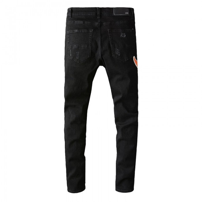 Amiri Wild Ones Patch Jeans Black