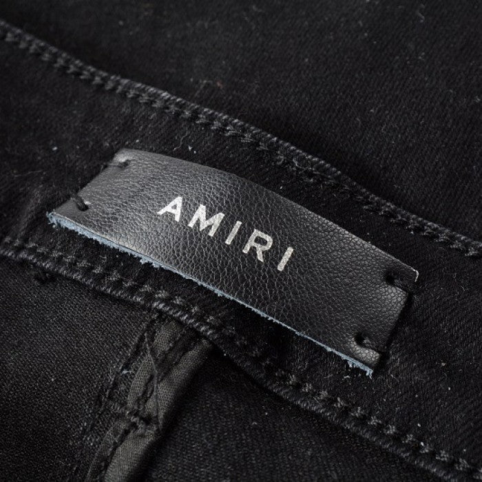 Amiri Wild Ones Patch Jeans Black