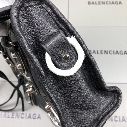 Balenciaga Classic City Shoulder Bag Black/Silver