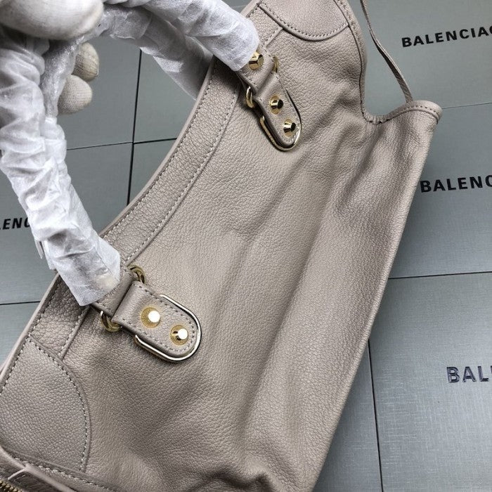 Balenciaga Classic City Shoulder Bag Grey/Gold