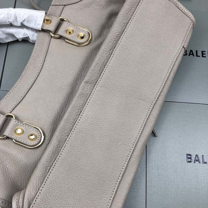 Balenciaga Classic City Shoulder Bag Grey/Gold