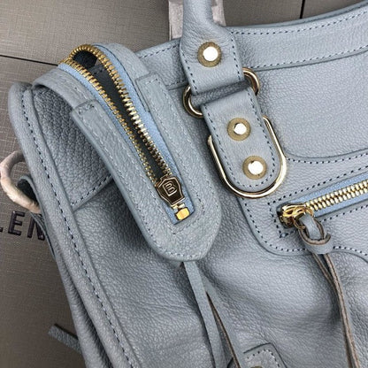 Balenciaga Classic City Shoulder Bag Light Blue