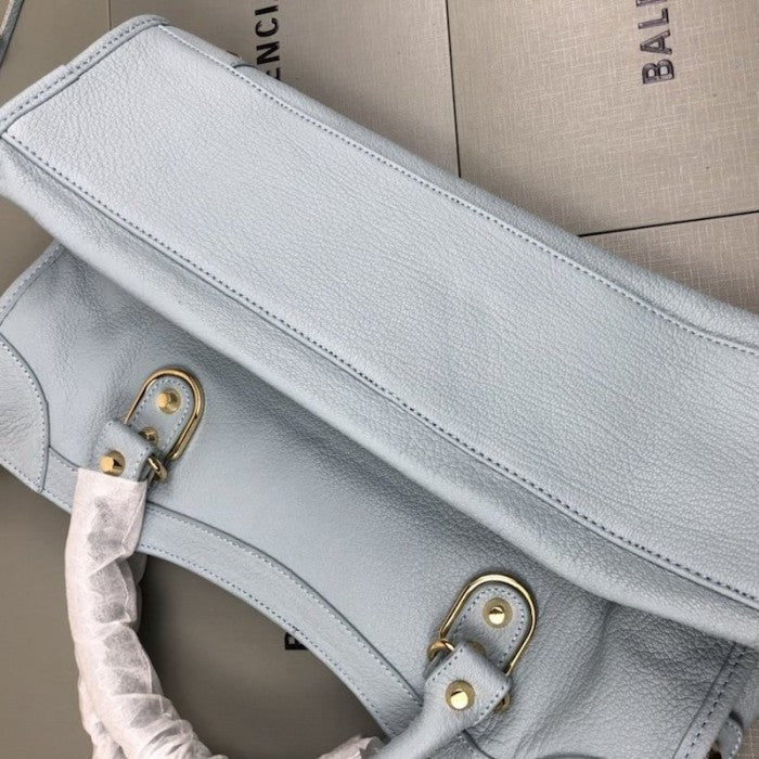 Balenciaga Classic City Shoulder Bag Light Blue