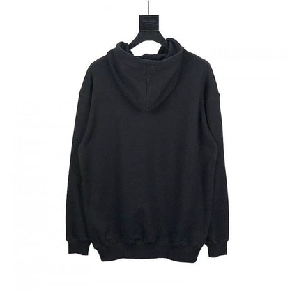 Balenciaga BB Balenciaga printed hoodies Black