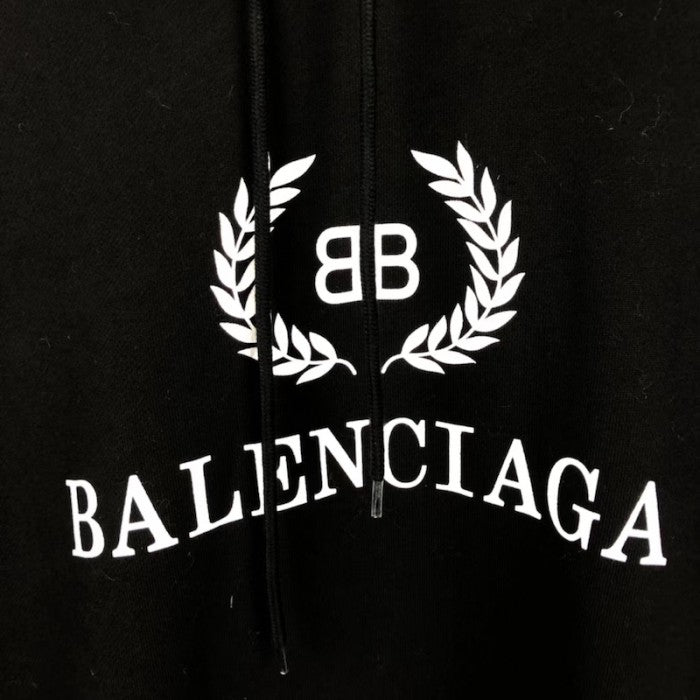 Balenciaga BB Balenciaga printed hoodies Black