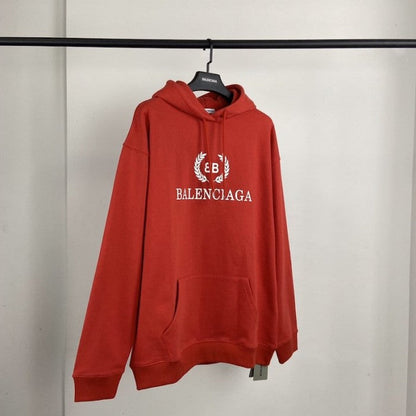 Balenciaga BB Balenciaga printed hoodies Red