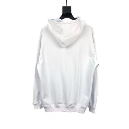 Balenciaga BB Balenciaga printed hoodies White