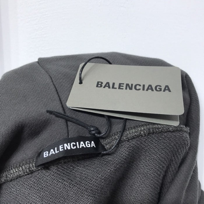 Balenciaga Political Campaign Hoodie in Black cotton fleece