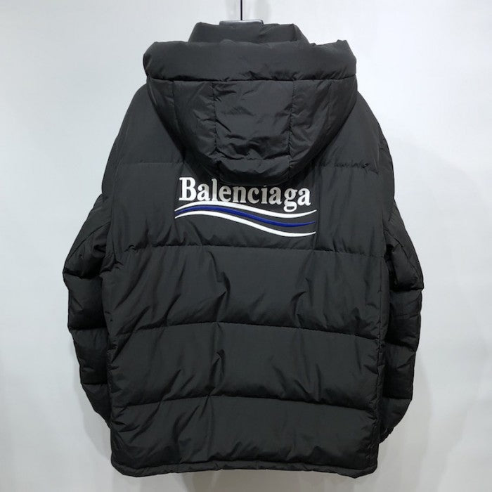 Balenciaga Political Campaign Coat Jacket Black