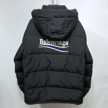 Balenciaga Political Campaign Coat Jacket Black