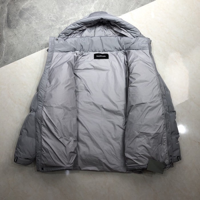 Balenciaga Political Campaign Coat Jacket Grey