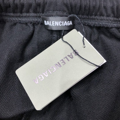 Balenciaga Men's Political Campaign Sweat Shorts in Black