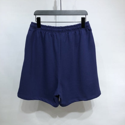 Balenciaga Men's Political Campaign Sweat Shorts in Blue