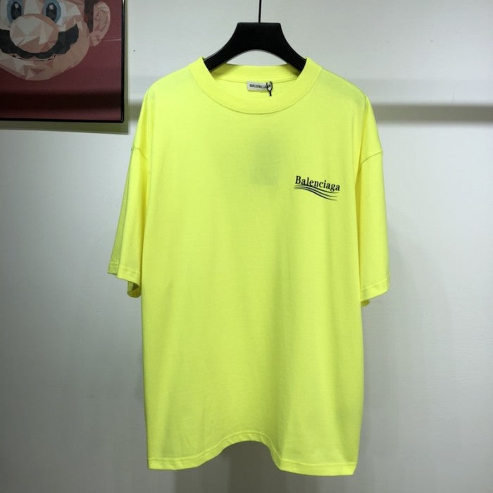 Balenciaga Regular Political Campaign T-shirt in green jersey