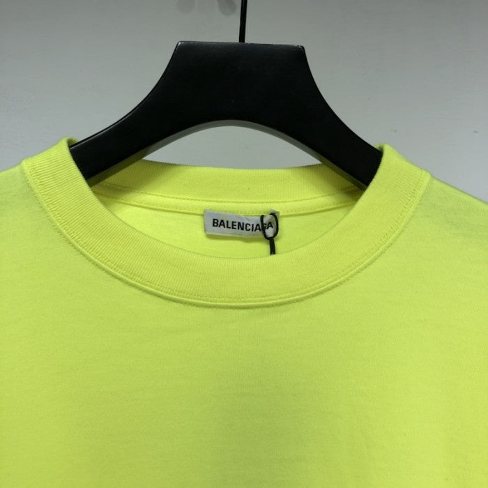 Balenciaga Regular Political Campaign T-shirt in green jersey