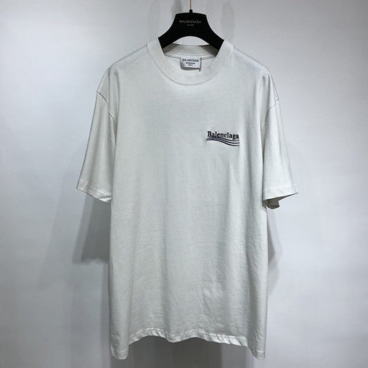 Balenciaga Regular Political Campaign T-shirt in white jersey