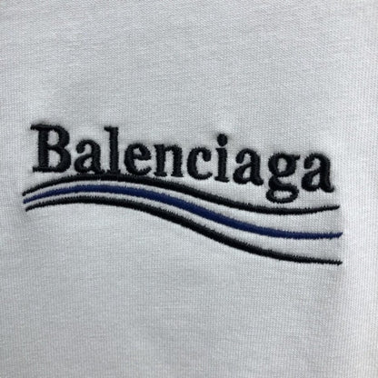 Balenciaga Regular Political Campaign T-shirt in white jersey