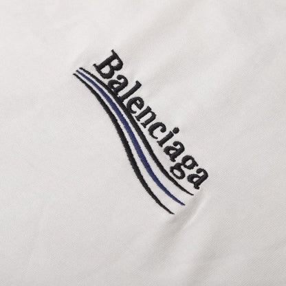 Balenciaga Regular Political Campaign T-shirt in white jersey