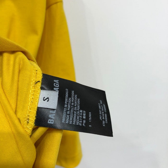 Balenciaga Regular Political Campaign T-shirt in yellow jersey