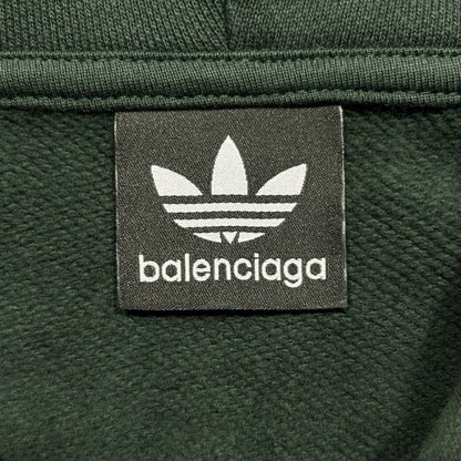 Balenciaga Men's Balenciaga / Adidas Hoodie Oversized in Green