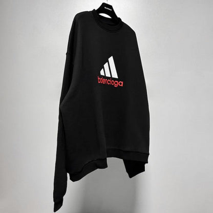 Balenciaga Men's Balenciaga / Adidas Sweatshirt Oversized in Black