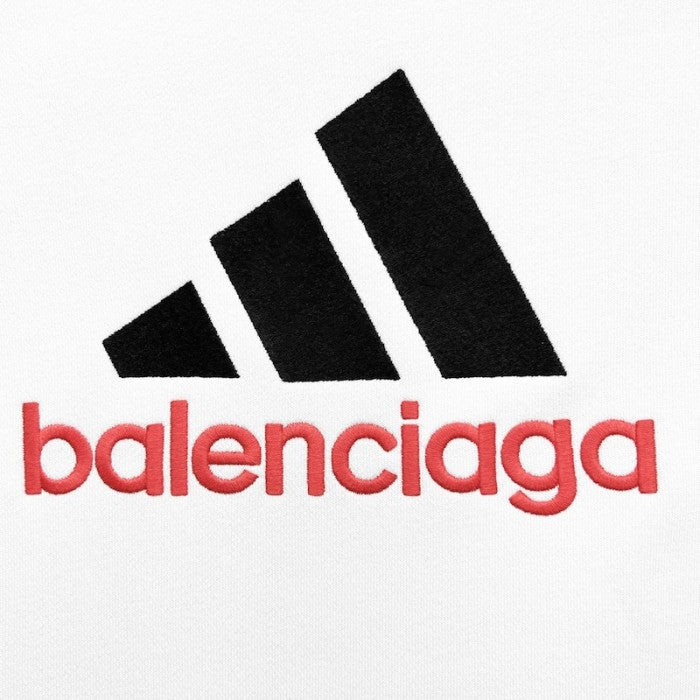 Balenciaga Men's Balenciaga / Adidas Sweatshirt Oversized in White