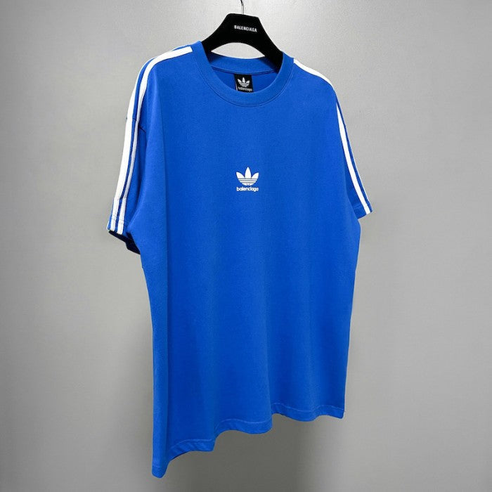 Balenciaga / Adidas T-shirt Oversized in Blue