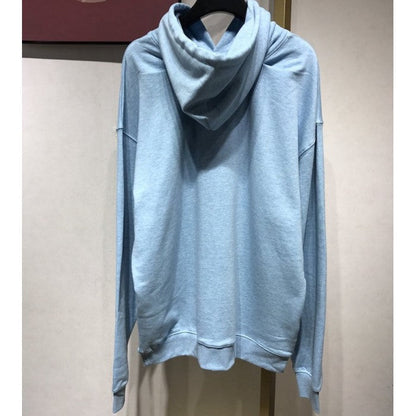 Balenciaga BB Back Pulled Hoodie Baby Blue