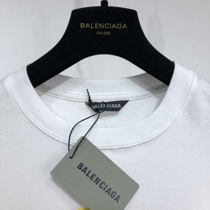 Balenciaga Drip Peace Large Fit T-shirt White