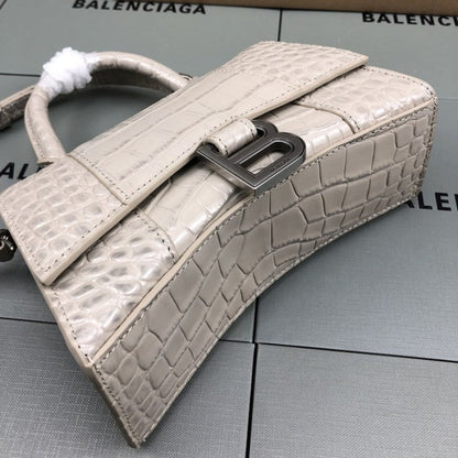 Balenciaga Women's Hourglass Xs Handbag in Beige