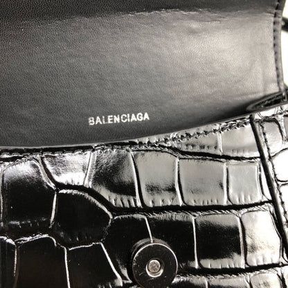 Balenciaga Women's Hourglass Xs Handbag in Black