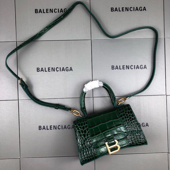 Balenciaga Women's Hourglass Xs Handbag in Green