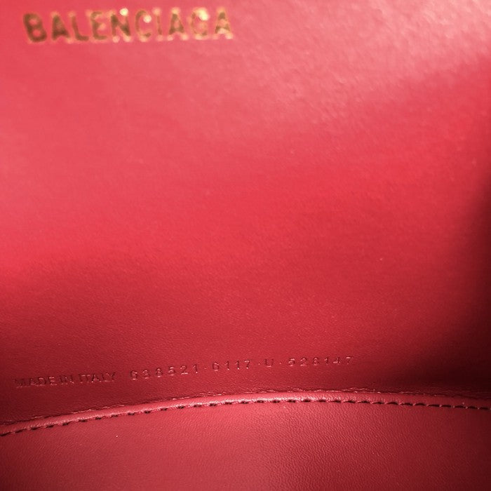 Balenciaga Women's Hourglass Xs Handbag in Bright Red