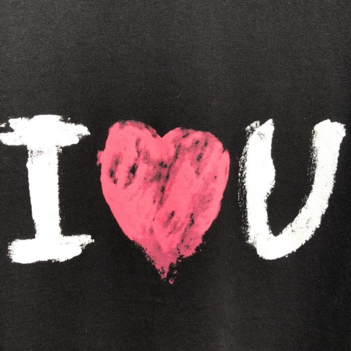 Balenciaga I Love U Medium Fit T shirt Black