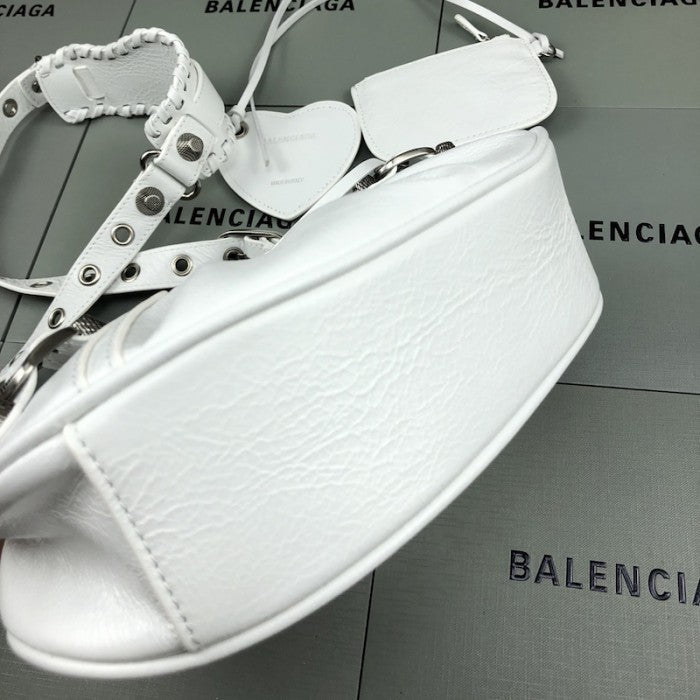 Balenciaga Women's Le Cagole Xs Shoulder Bag in White