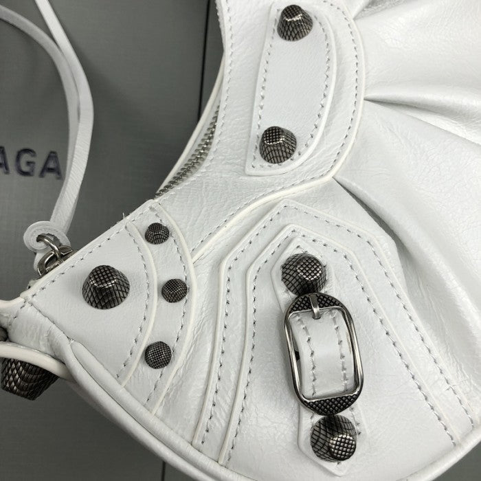 Balenciaga Women's Le Cagole Xs Shoulder Bag in White