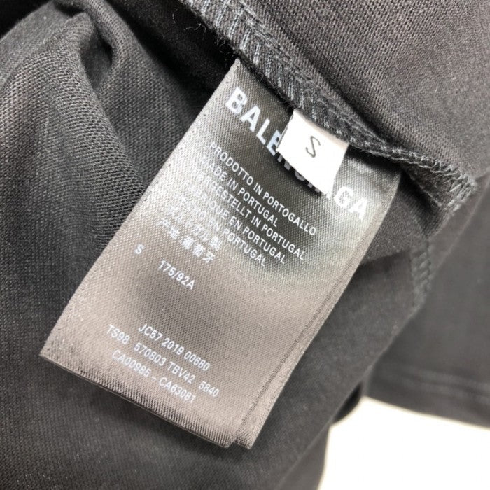 Balenciaga Lion S Laurel Large Fit T-shirt Black