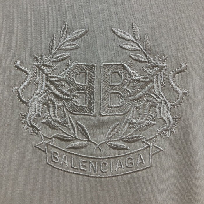 Balenciaga Lion S Laurel Large Fit T-shirt Grey