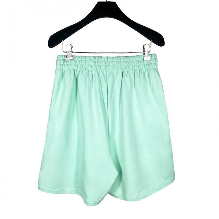 Balenciaga Logo Medium Fit Short Green