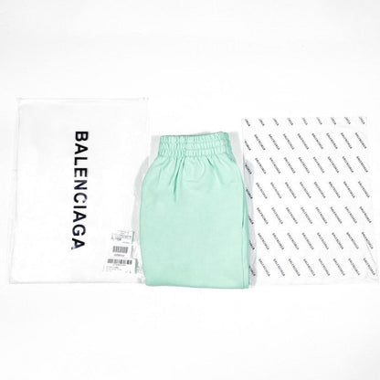 Balenciaga Logo Medium Fit Short Green