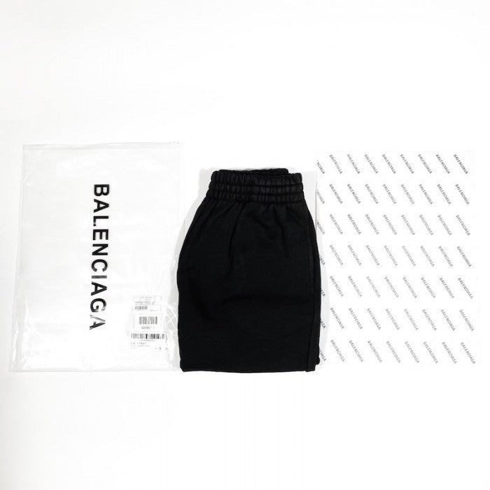 Balenciaga Logo Medium Fit Short in Black