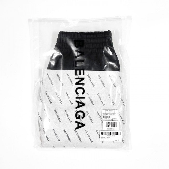 Balenciaga Logo Medium Fit Short in Black