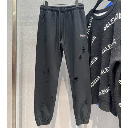 Balenciaga Men's Political Campaign Jogging Trousers in Black