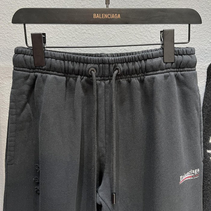 Balenciaga Men's Political Campaign Jogging Trousers in Black