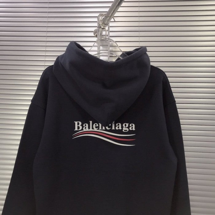 Balenciaga Print Hoodies Black