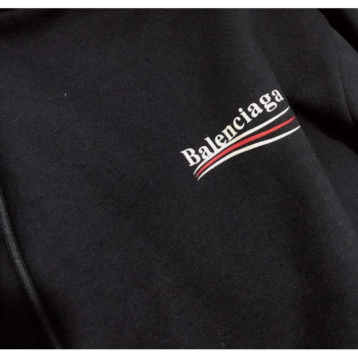 Balenciaga Print Hoodies Black