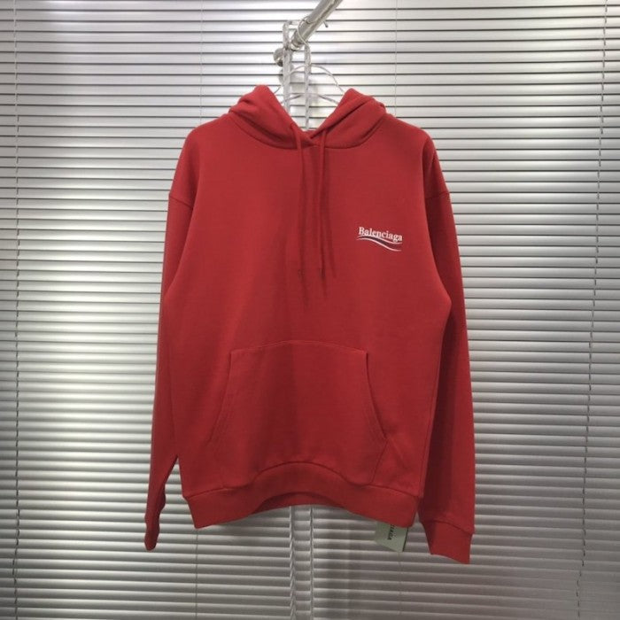 Balenciaga Print Hoodies Red