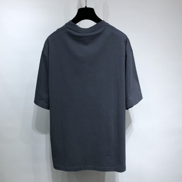 Balenciaga Real Balenciaga Medium Fit T shirt Grey