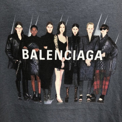 Balenciaga Real Balenciaga Medium Fit T shirt Grey