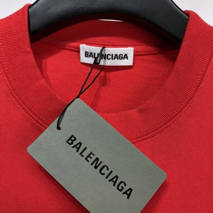 Balenciaga Real Balenciaga Medium Fit T shirt Red